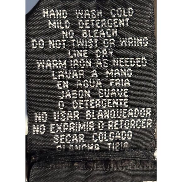 Vintage Floral One Piece Tank Jacket Plus Size 20W Green Black Floral Buttons - Picture 8 of 10